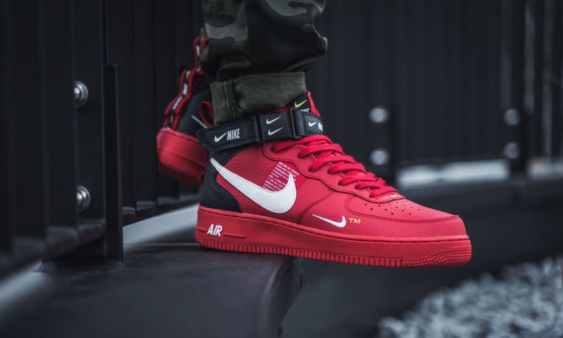 Af1 shop utility red